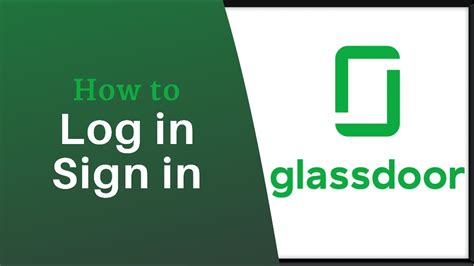 glassdoor sign in.